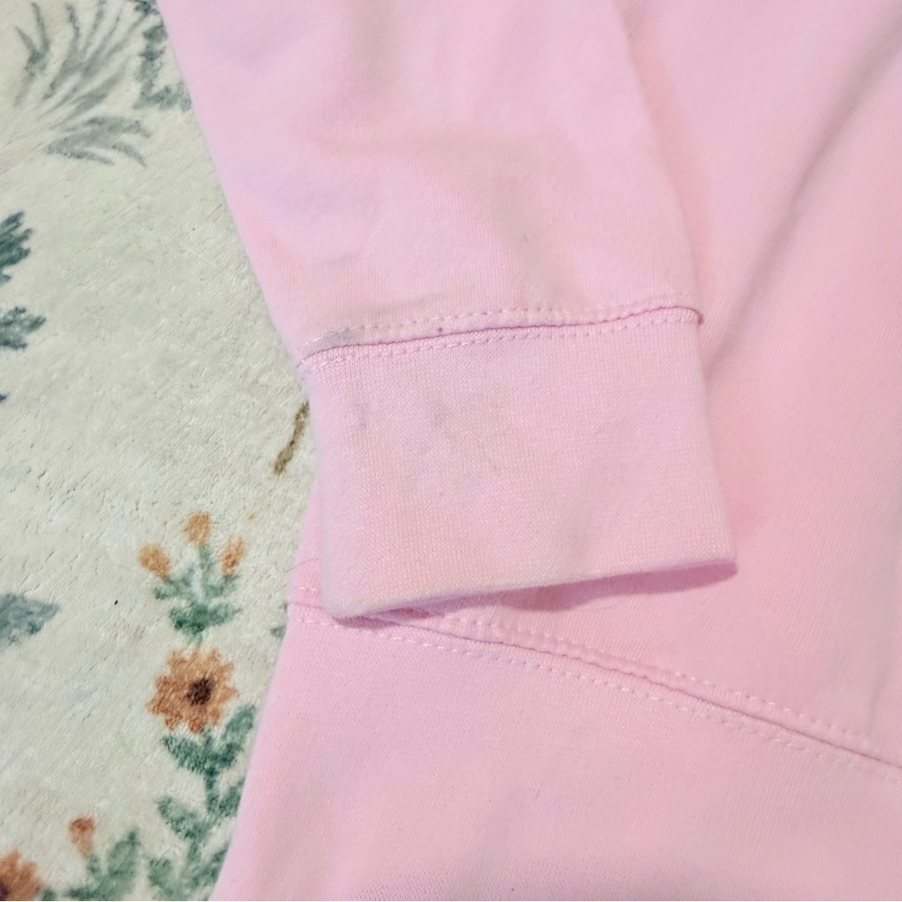 Pink Graphic Sweatshirt with Castle Design embroidered XS - Picture 7 of 7